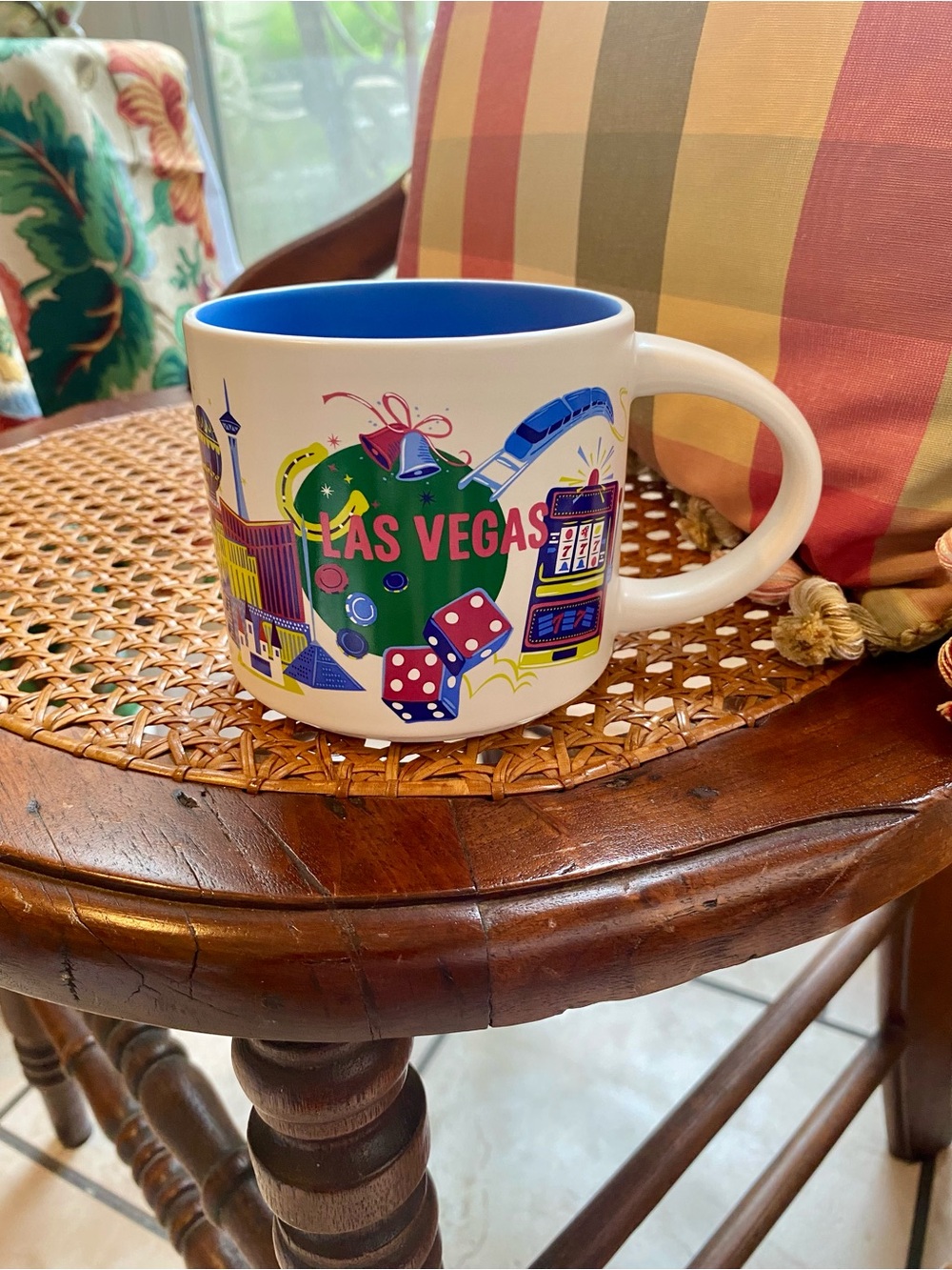 New Starbucks Las Vegas Mug - Blue Interior